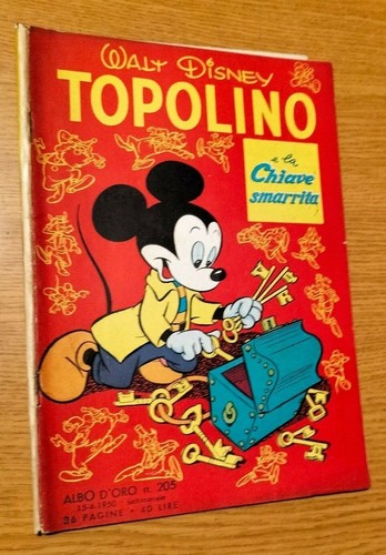 Albo oro 205 topolino - d'oro, #
