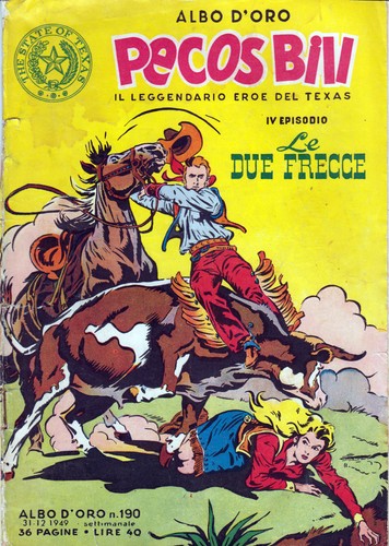 Albo oro pecos bill - bill, prima