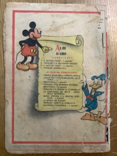 Albo oro topolino - -,